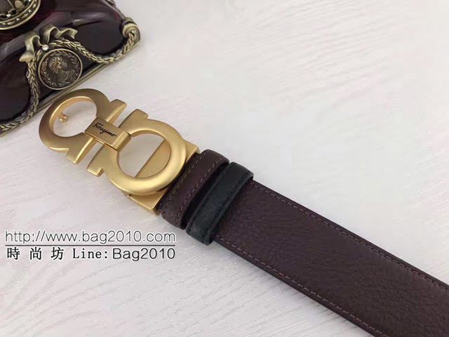 菲拉格慕男士皮帶 Ferragamo雙面牛皮爆款腰帶  jjp2224